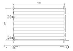VALEO 812654 — Radiator aer condiționat