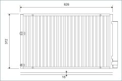 VALEO 812880 — Радиатор кондиционера