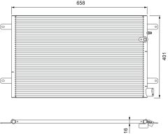 VALEO 814004 — Radiator aer condiționat