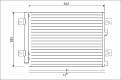 VALEO 814077 — Радиатор кондиционера