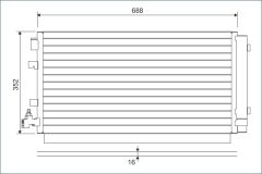 VALEO 814094 — Радиатор кондиционера