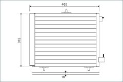 VALEO 814095 — Радиатор кондиционера