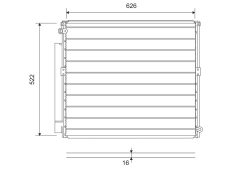 VALEO 814203 — Radiator aer condiționat