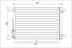 VALEO 814301 — Радиатор кондиционера