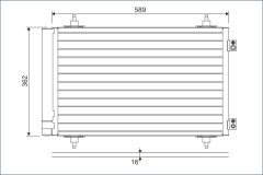 VALEO 814366 — Радиатор кондиционера