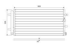 VALEO 814370 — Радиатор кондиционера