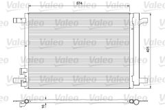 VALEO 814375 — Radiator aer condiționat