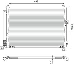 VALEO 814403 — Radiator aer condiționat