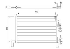 VALEO 814427 — Radiator aer condiționat