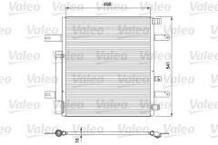 VALEO 815061 — Радиатор кондиционера