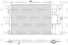 VALEO 815090 — Радиатор кондиционера