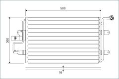 VALEO 817244 — Radiator aer condiționat