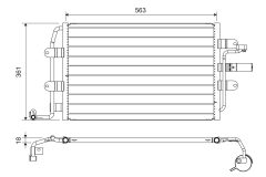 VALEO 817427 — Radiator aer condiționat