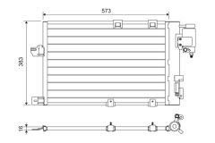 VALEO 817505 — Радиатор кондиционера
