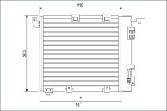 VALEO 817506 — Radiator aer condiționat