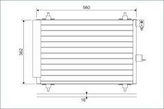 VALEO 817508 — Radiator aer condiționat