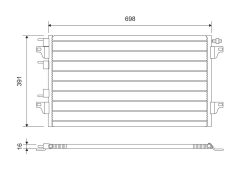 VALEO 817568 — Radiator aer condiționat