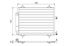 VALEO 817579 — Радиатор кондиционера
