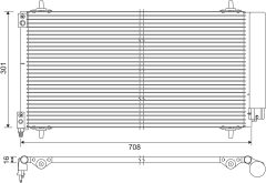 VALEO 817740 — Радиатор кондиционера