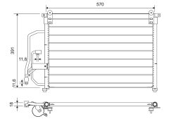 VALEO 818056 — Радиатор кондиционера