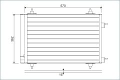 VALEO 818170 — Радиатор кондиционера