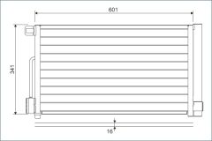 VALEO 818193 — Радиатор кондиционера