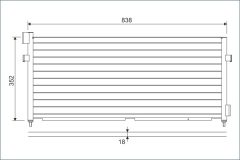 VALEO 818987 — Радиатор кондиционера