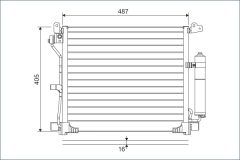 VALEO 822579 — Radiator aer condiționat