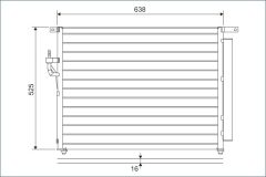 VALEO 822603 — Radiator aer condiționat