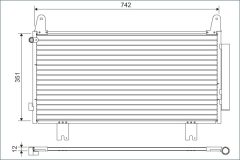 VALEO 822634 — Radiator aer condiționat