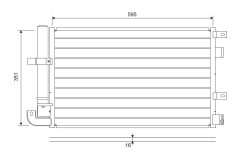 VALEO 822694 — Radiator aer condiționat