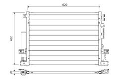VALEO 822705 — Radiator aer condiționat