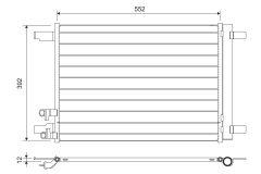 VALEO 822707 — Радиатор кондиционера