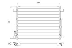 VALEO 822724 — Радиатор кондиционера
