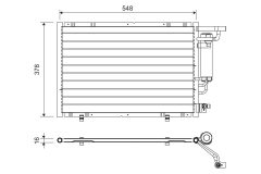 VALEO 822730 — Радиатор кондиционера
