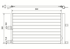 VALEO 822757 — Радиатор кондиционера