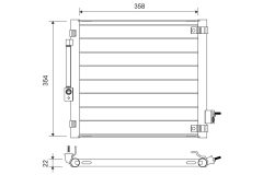 VALEO 822759 — Радиатор кондиционера