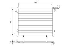 VALEO 822763 — Радиатор кондиционера