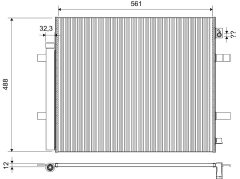 VALEO 822808 — Radiator aer condiționat