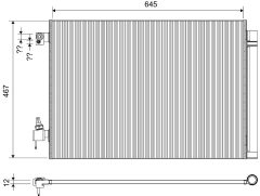 VALEO 822809 — Radiator aer condiționat