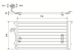 VALEO 822822 — Radiator aer condiționat