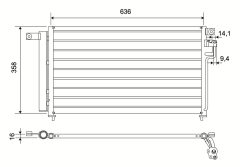 VALEO 822824 — Radiator aer condiționat