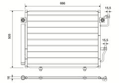 VALEO 822828 — Radiator aer condiționat