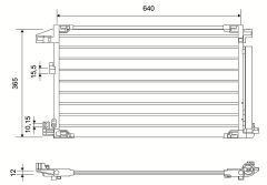 VALEO 822832 — Радиатор кондиционера