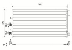 VALEO 822839 — Radiator aer condiționat