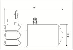 VALEO 596605 — Filtru deshidrator aer condiționat