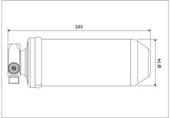 VALEO 596622 — Filtru deshidrator aer condiționat