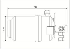 VALEO 596623 — Filtru deshidrator aer condiționat