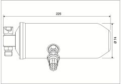 VALEO 596653 — Осушитель кондиционера