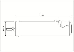 VALEO 596665 — Filtru deshidrator aer condiționat